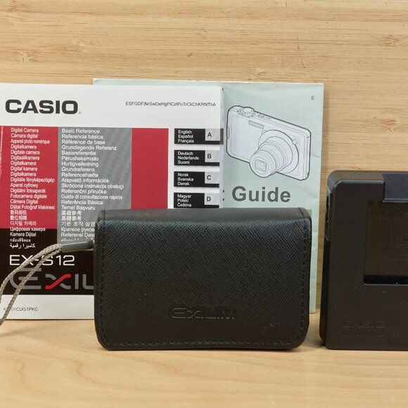 Casio Exilim EX‑S12 12.1  MP Digital Camera – Tested & Working (Black) - Picture 2 of 8